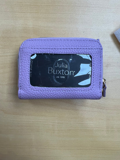 Julia Buxton RFID Vegan Leather Wizard Wallet