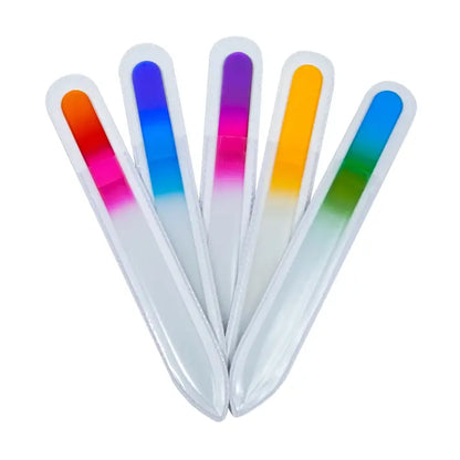 Czech Glass Nail File - Small- Classy Colors