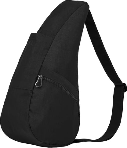 Ameribag 17" Healthy Back Bag Tote -Distressed Nylon - Small - 6103 Black