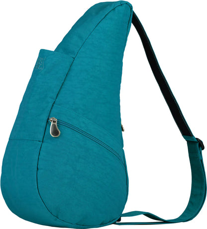 Ameribag 17" Healthy Back Bag Tote -Distressed Nylon - Small - 6103 Capri Blue