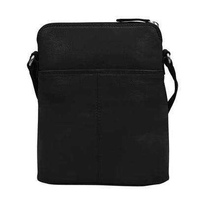 ili New York Leather RFID Small Crossbody Organizer- 6330