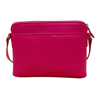 ili New York - RFID blocking Leather Crossbody Organizer - 6333