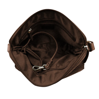 ili New York - RFID blocking Leather Crossbody Organizer - 6333