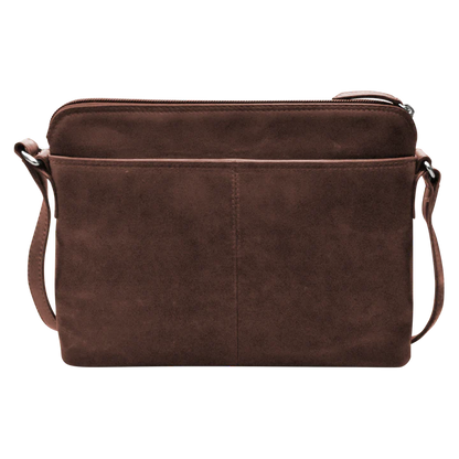 ili New York - RFID blocking Leather Crossbody Organizer - 6333