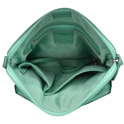 ili New York - RFID blocking Leather Crossbody Organizer - 6333