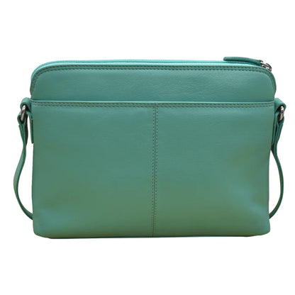 ili New York - RFID blocking Leather Crossbody Organizer - 6333