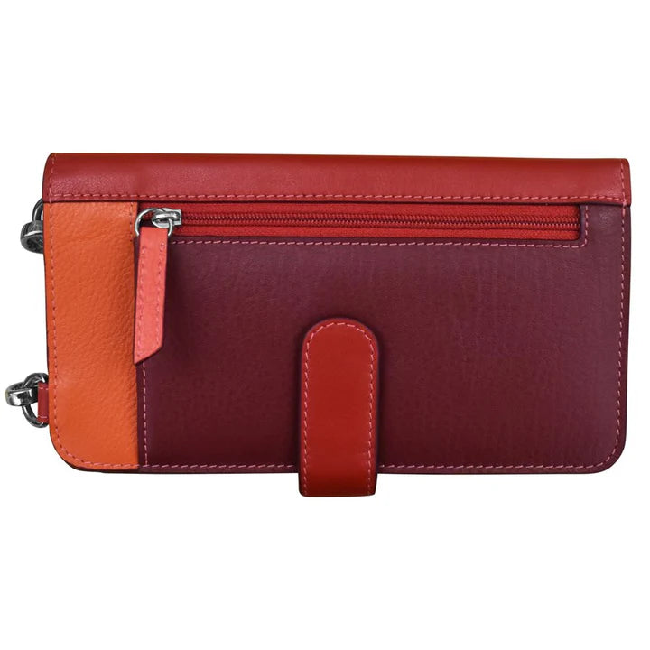 ili New York - RFID blocking leather Phone Wallet Crossbody- 6363