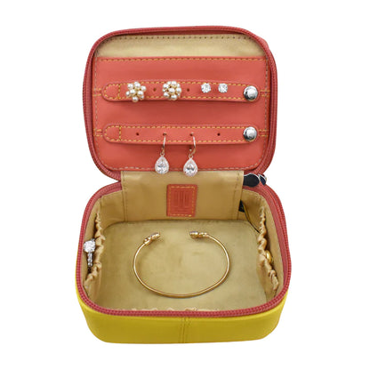 ili New York Leather Travel Jewelry Box- 6391
