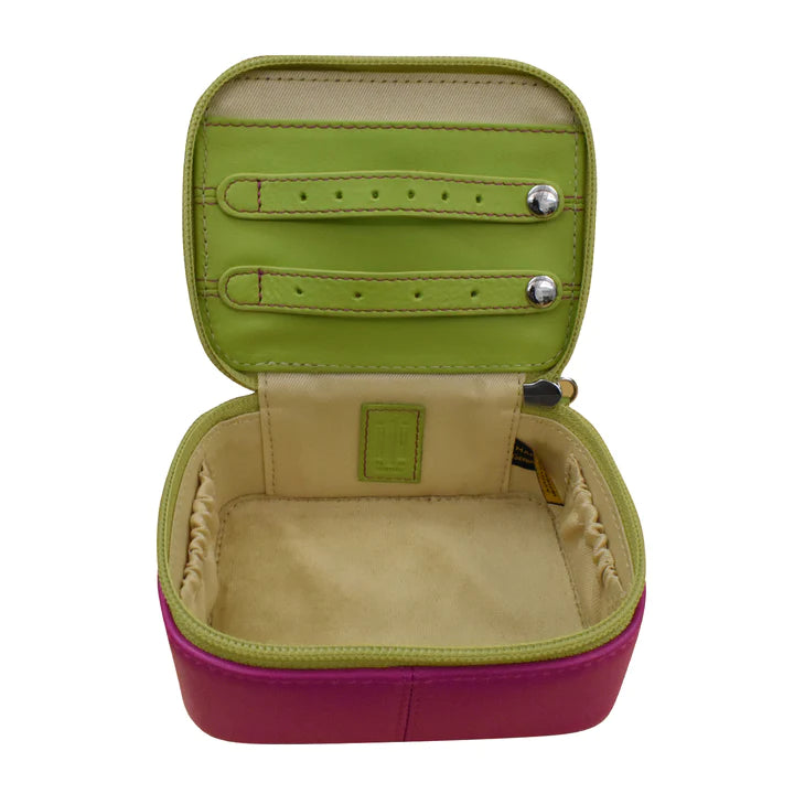 ili New York Leather Travel Jewelry Box