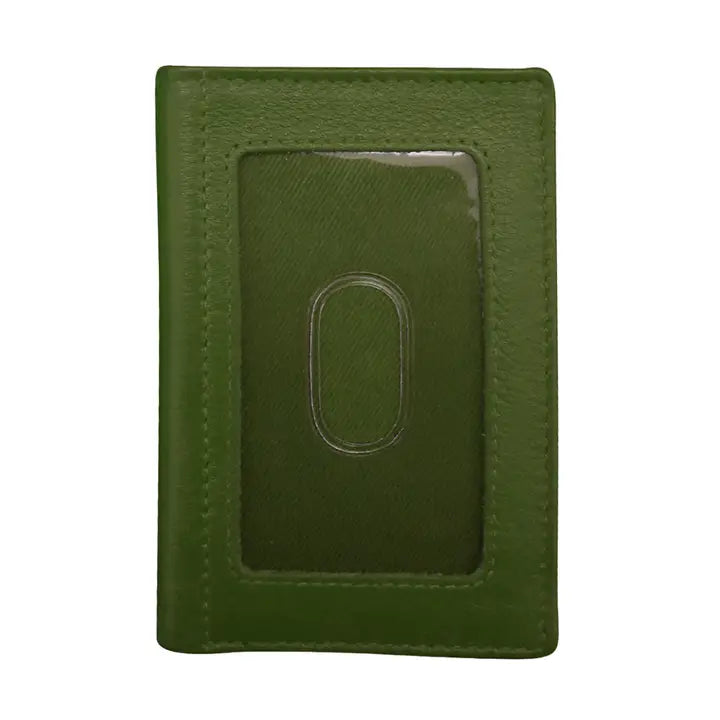 ili New York Leather RFID Vertical Bifold Wallet