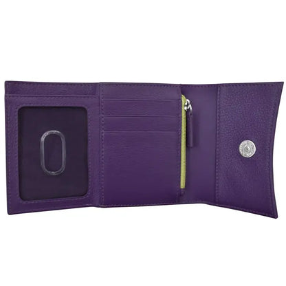 ili New York Leather RFID Two-Tone Pocket Wallet