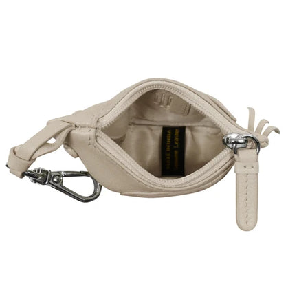 ili New York Leather Bird Coin Pouch Bag Charm