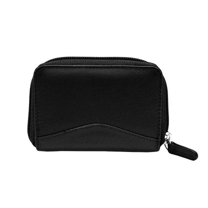 ili New York RFID Accordian Card Holder Wallet- 6711 Black