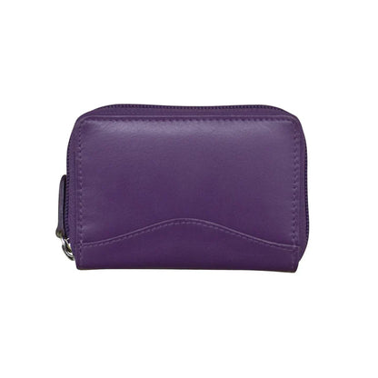 ili New York RFID Accordian Card Holder Wallet- 6711 Purple