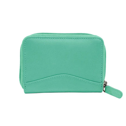 ili New York RFID Accordian Card Holder Wallet- 6711 Turquoise