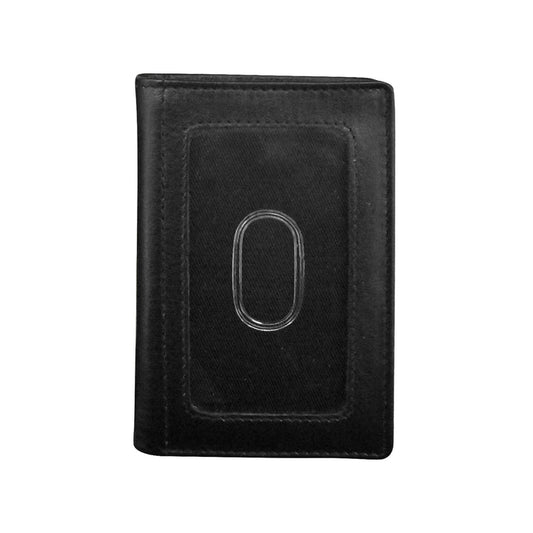 ili New York Leather RFID Vertical Bifold Wallet
