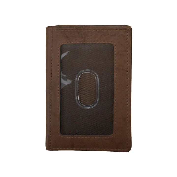 ili New York Leather RFID Vertical Bifold Wallet