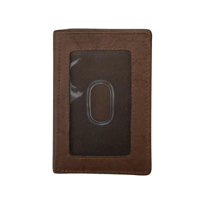 ili New York Leather RFID Vertical Bifold Wallet
