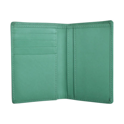 ili New York Leather RFID Vertical Bifold Wallet