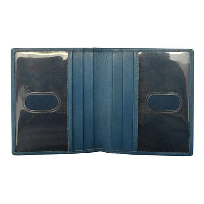 ili New York Leather RFID ID Credit Card Holder Wallet - 6715