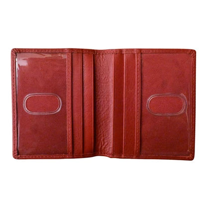 ili New York Leather RFID ID Credit Card Holder Wallet - 6715
