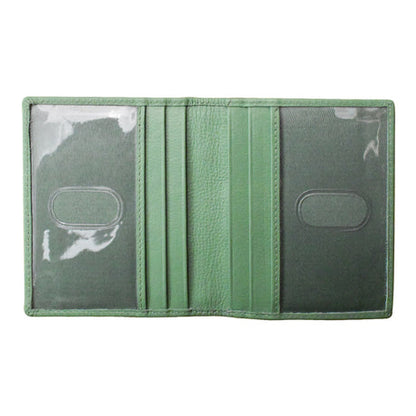 ili New York Leather RFID ID Credit Card Holder Wallet - 6715