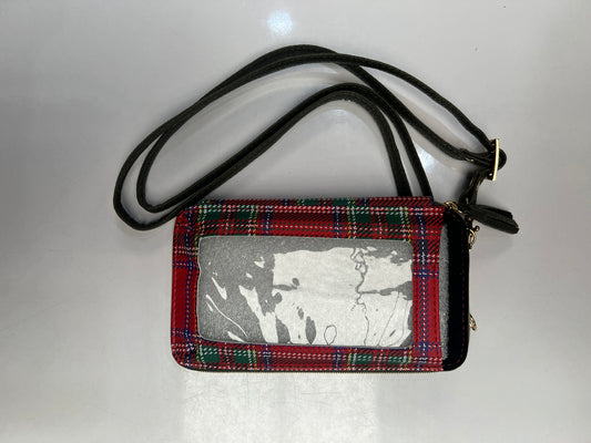 En oferta- Buxton RFID Everywhere Cellphone Wallet Bag- Navidad-Cuero vegano