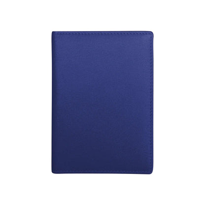 ili New York RFID Leather Passport Wallet- 6753 Cobalt
