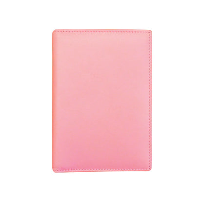 ili New York RFID Leather Passport Wallet- 6753 Flamingo Pink