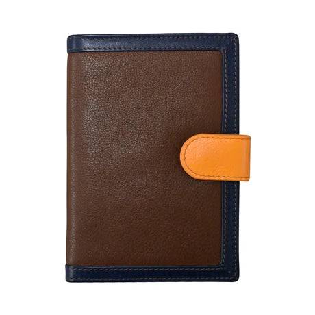 ili New York Leather RFID Multi Color Passport Wallet