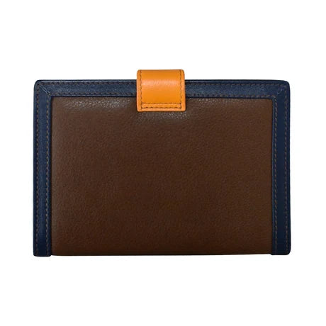ili New York Leather RFID Multi Color Passport Wallet