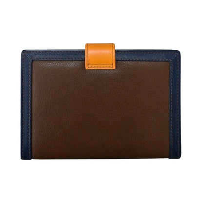 ili New York Leather RFID Multi Color Passport Wallet