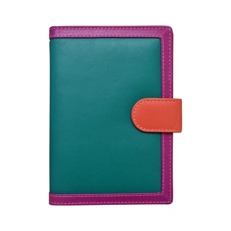 ili New York Leather RFID Multi Color Passport Wallet