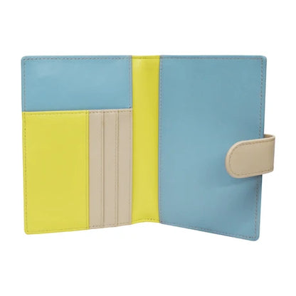 ili New York Leather RFID Multi Color Passport Wallet