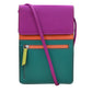 ili New York - RFID blocking Leather Organizer on a String - Large- 6824 Paradise Multi
