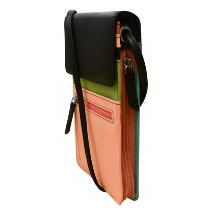ili New York - RFID blocking Leather Organizer on a String - Large- 6824