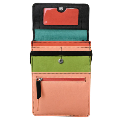 ili New York - RFID blocking Leather Organizer on a String - Large- 6824