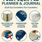 Upgraded Us Travel Journal Notebook and Planner- $20