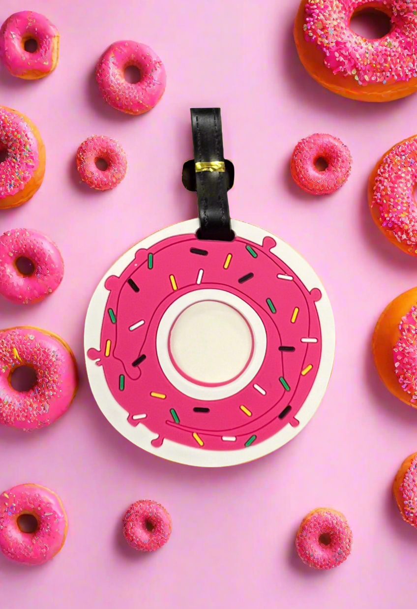 En oferta - Etiqueta de equipaje de silicona - Donut