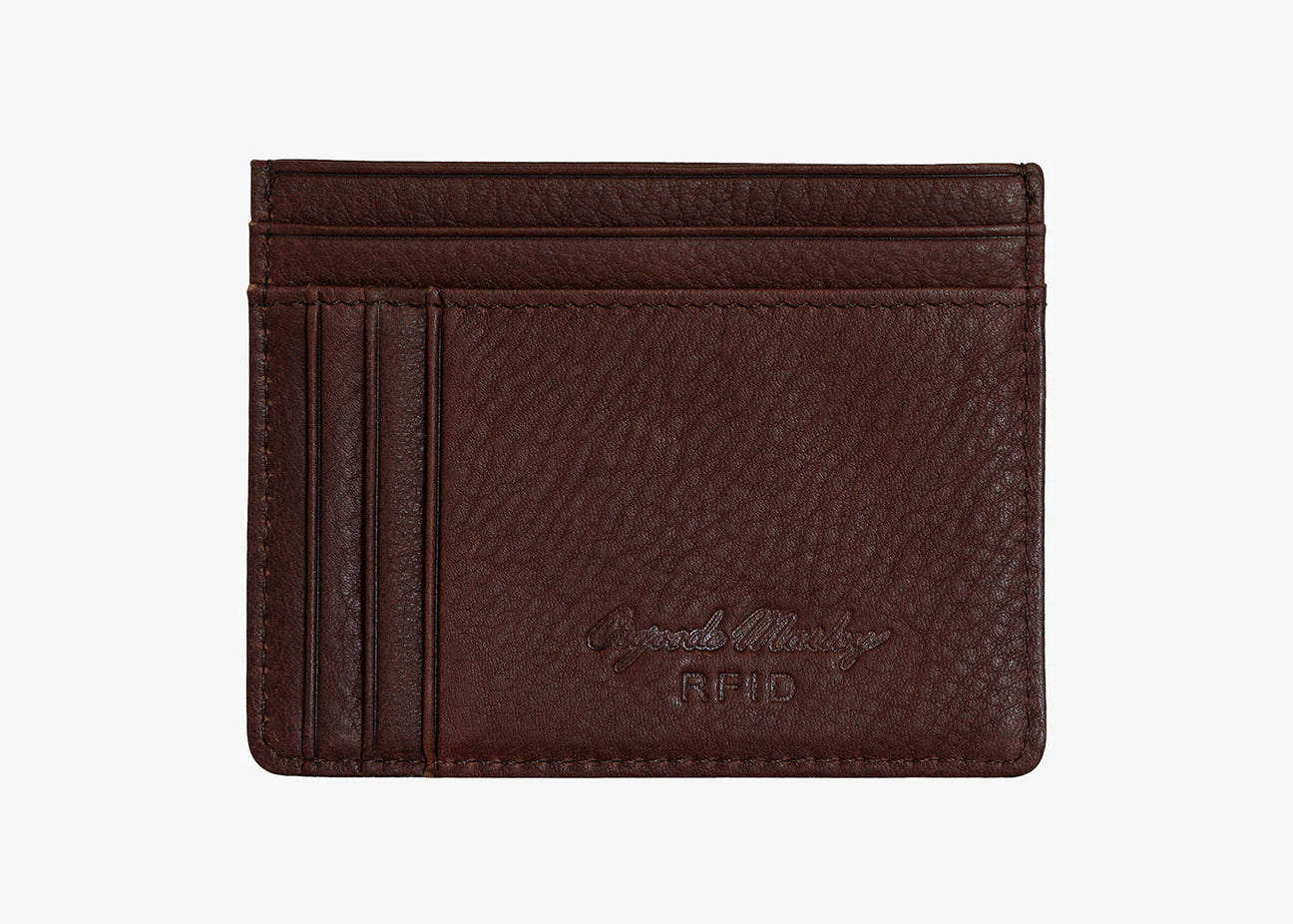 Osgoode Marley Leather RFID Front Pocket Card Wallet- 1258 Espresso