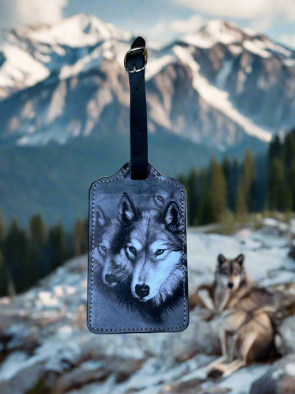 Luggage Tag- Wolf Collection Wolf 3
