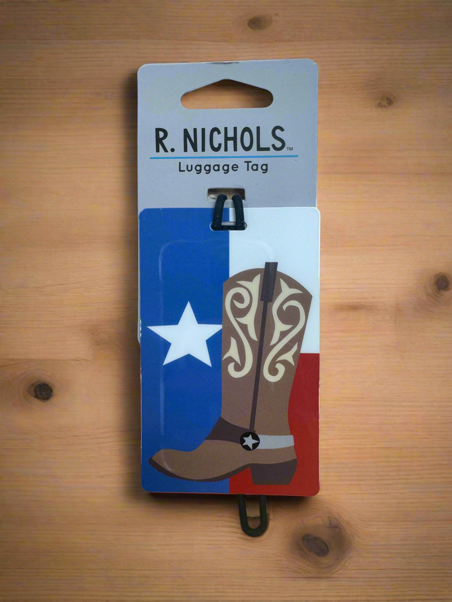 R. NICHOLS Placard Luggage Tag-$5