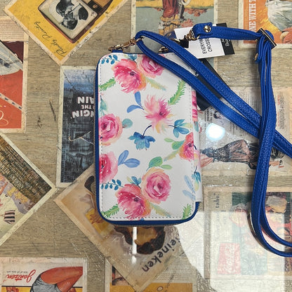 Julia Buxton Vegan Leather RFID Everywhere Crossbody Cellphone Wallet Bag