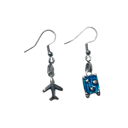 Luggage Lab- Earrings Handcrafted in ABQ NM Travel
