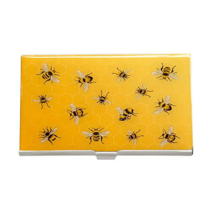 Monarque Stainless Steel Business Card Case Mary Lake Thompson - Bees