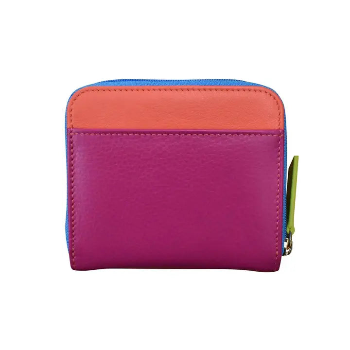 ili New York Leather RFID Small Pocket Wallet - 6239