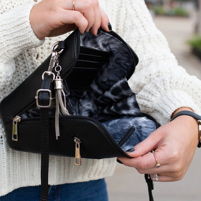 RFID Kristen Vegan Leather Crossbody