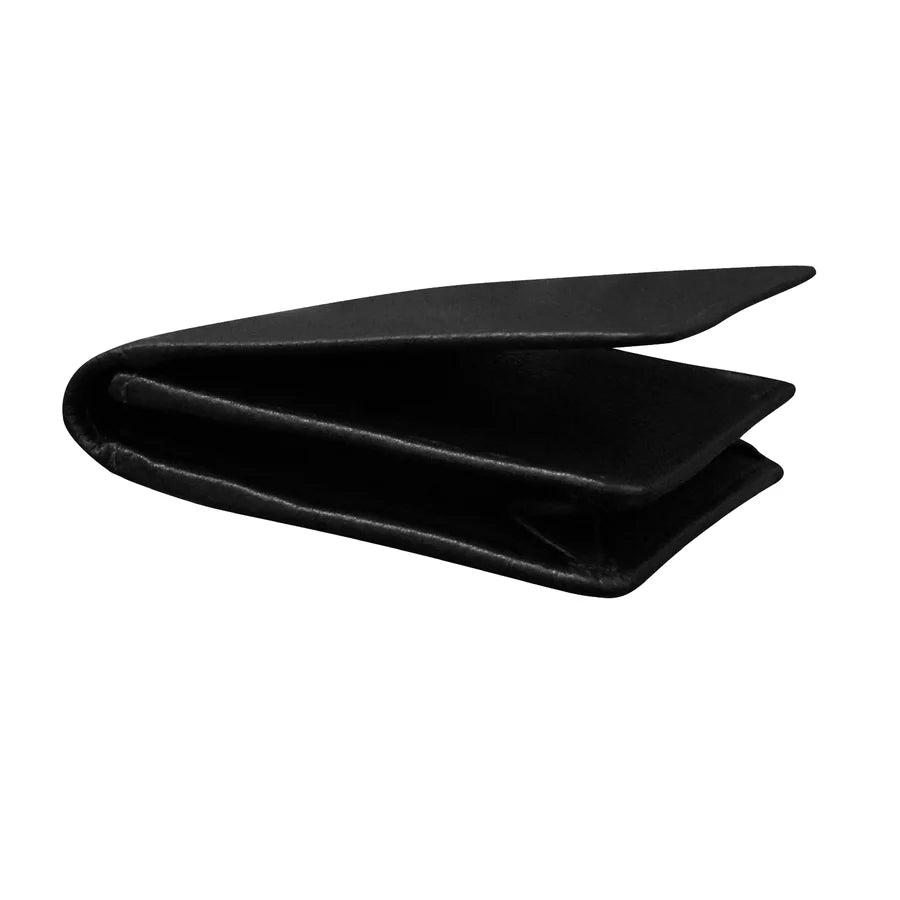 ili New York RFID Pebble Leather Flap Card Wallet