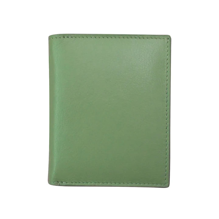 ili New York -Leather RFID blocking Small Snap Wallet- 7177