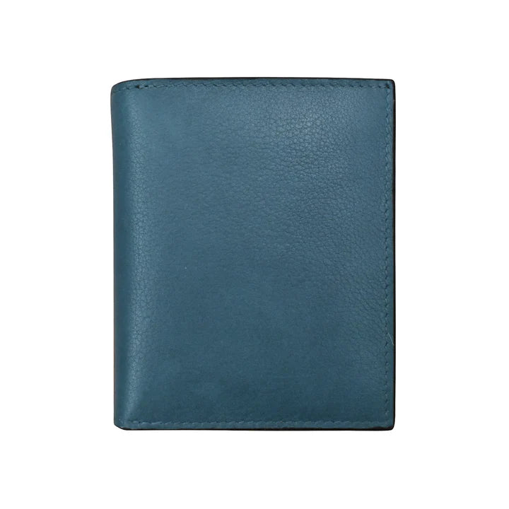 ili New York -Leather RFID blocking Small Snap Wallet- 7177